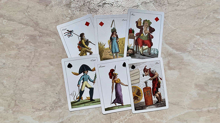 Gilded Cotta';s Almanac #5, Numbered Seal Transformation Playing Cards