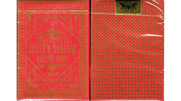 Gilded Cotta';s Almanac #5, Numbered Seal Transformation Playing Cards