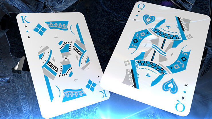Ice Falcon Throwing Cards by Rick Smith Jr. and De';vo
