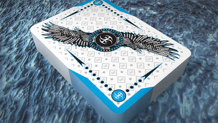 Ice Falcon Throwing Cards by Rick Smith Jr. and De';vo