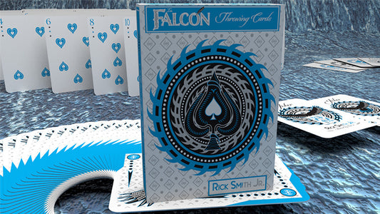 Ice Falcon Throwing Cards by Rick Smith Jr. and De';vo