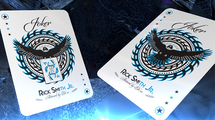 Ice Falcon Throwing Cards, Foil by Rick Smith Jr. and De';vo