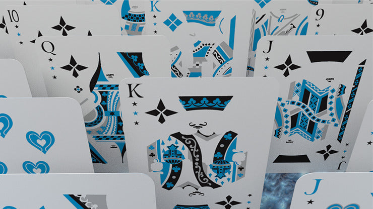 Ice Falcon Throwing Cards, Foil by Rick Smith Jr. and De';vo