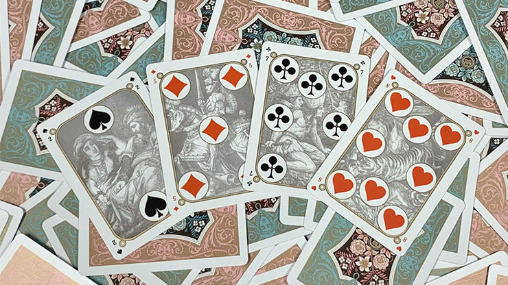 Gilded Four Continents, Red Playing Cards