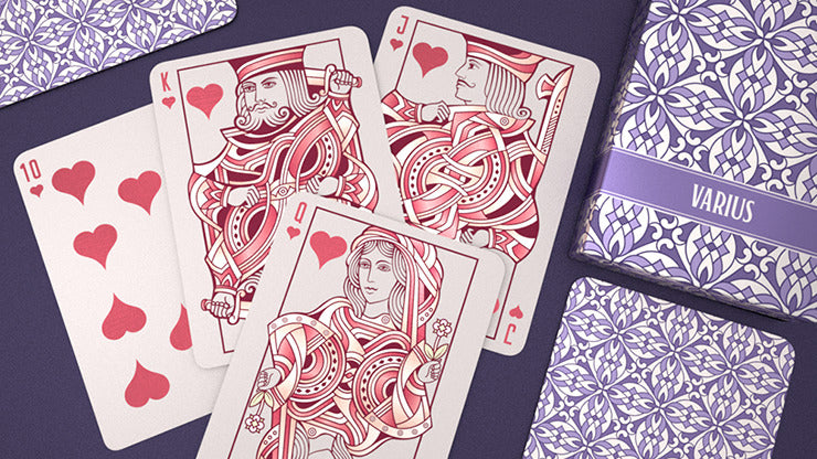 VARIUS, Limited Edition Purple Playing Cards