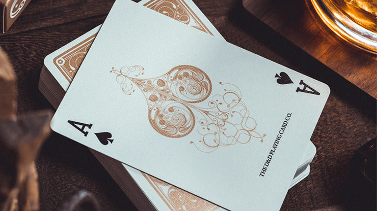 Smoke & Mirrors V8, Gold, Deluxe Edition Playing Cards by Dan & Dave
