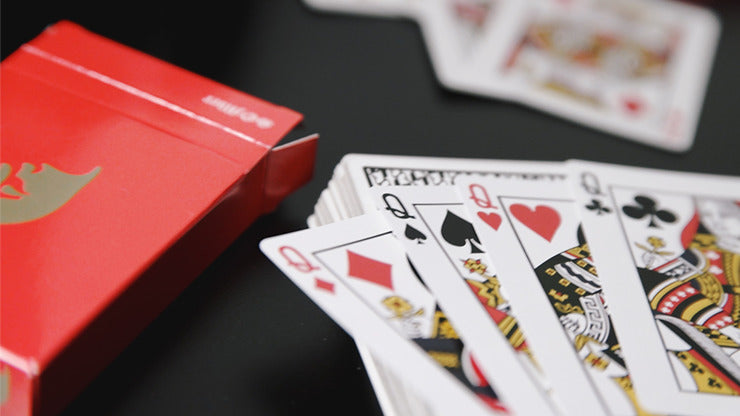 S.O.M., Secrets of Magic Red/Gold Playing Cards