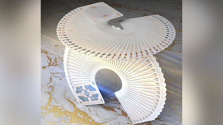 Card Masters Precious Metal, White Playing Cards by Handlordz