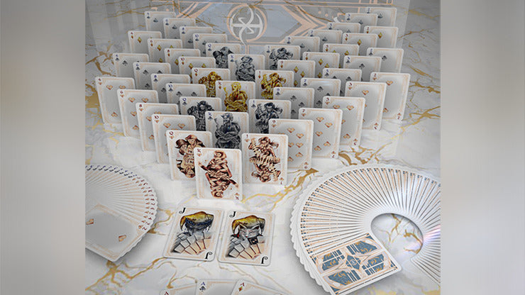 Card Masters Precious Metal, White Playing Cards by Handlordz