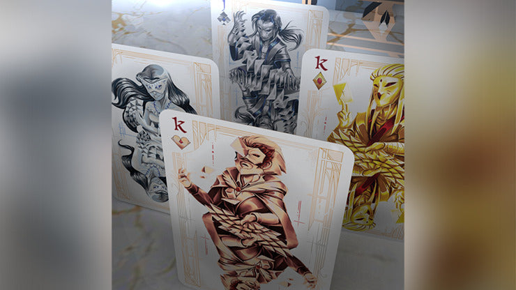 Card Masters Precious Metal, White Playing Cards by Handlordz