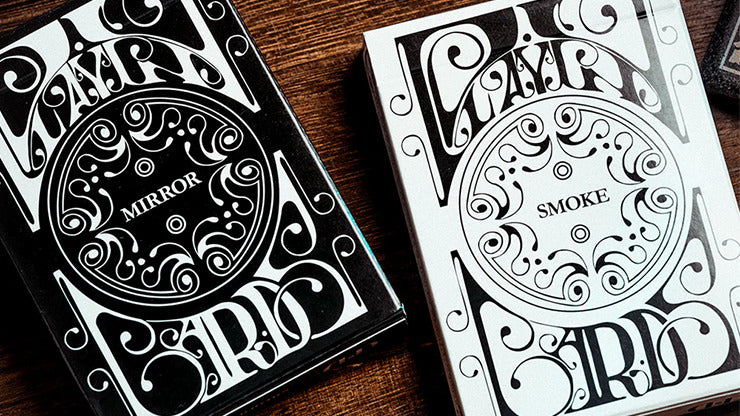 Smoke & Mirror, Smoke-White Standard Limited Edition Playing Cards by Dan & Dave