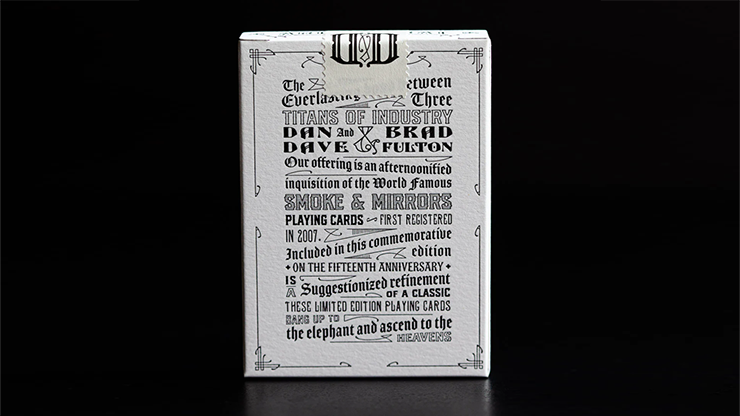 Smoke & Mirrors x Fulton, Smoke-White Playing Cards by Dan & Dave