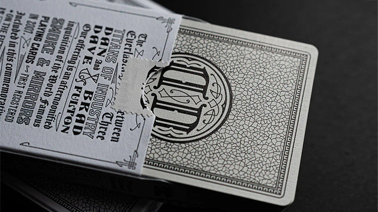 Smoke & Mirrors x Fulton, Smoke-White Playing Cards by Dan & Dave