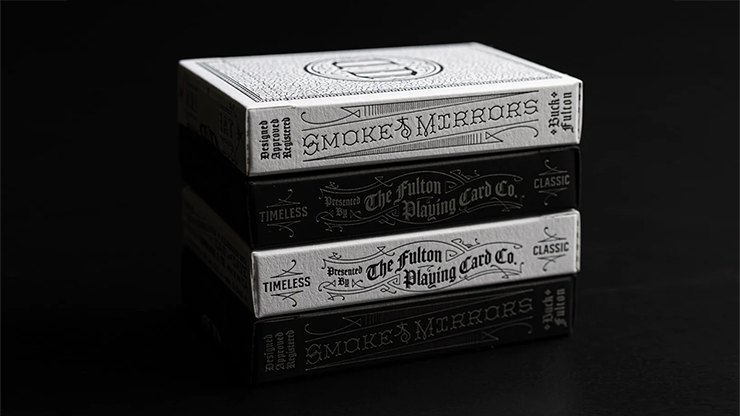 Smoke & Mirrors x Fulton, Mirror-Black Playing Cards by Dan & Dave