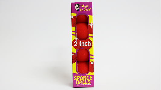2 inch PRO Sponge Ball, Red Box of 4 from Magic by Gosh