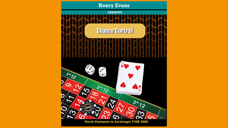 Chance Control Blue, Gimmicks and Online Instructions by Henry Evans