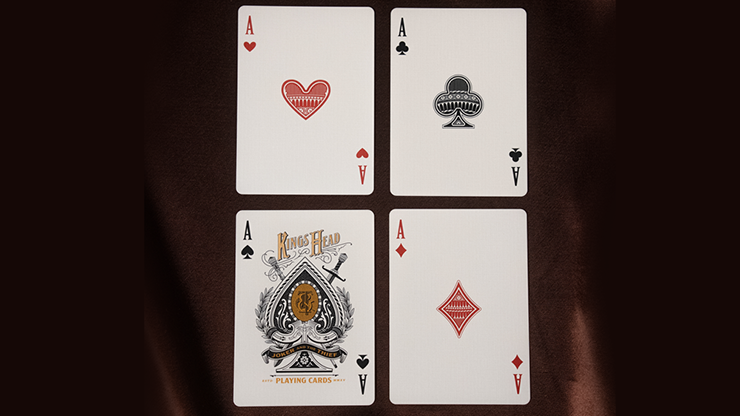 Kings Head (Purple and Rose) Playing Cards by Joker and the Thief