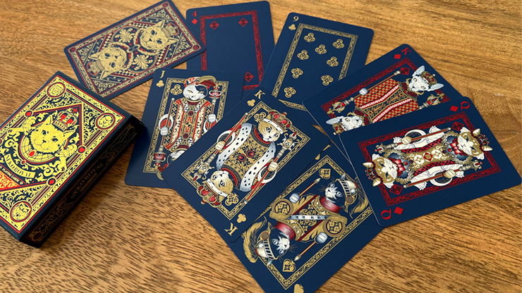 Neko Royal Blue Playing Cards