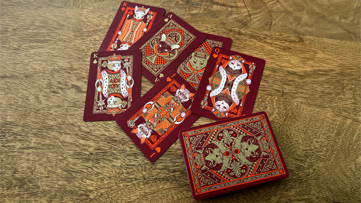 Neko Royal Red Playing Cards