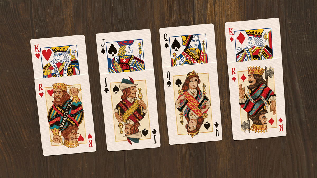 Pixel Kingdom (Sapphire Blue Edition) Playing Cards