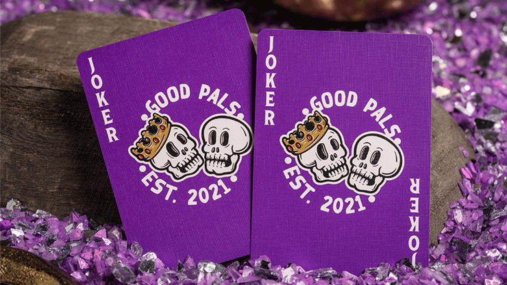 Good Pals Purple Foil Logo Playing Cards