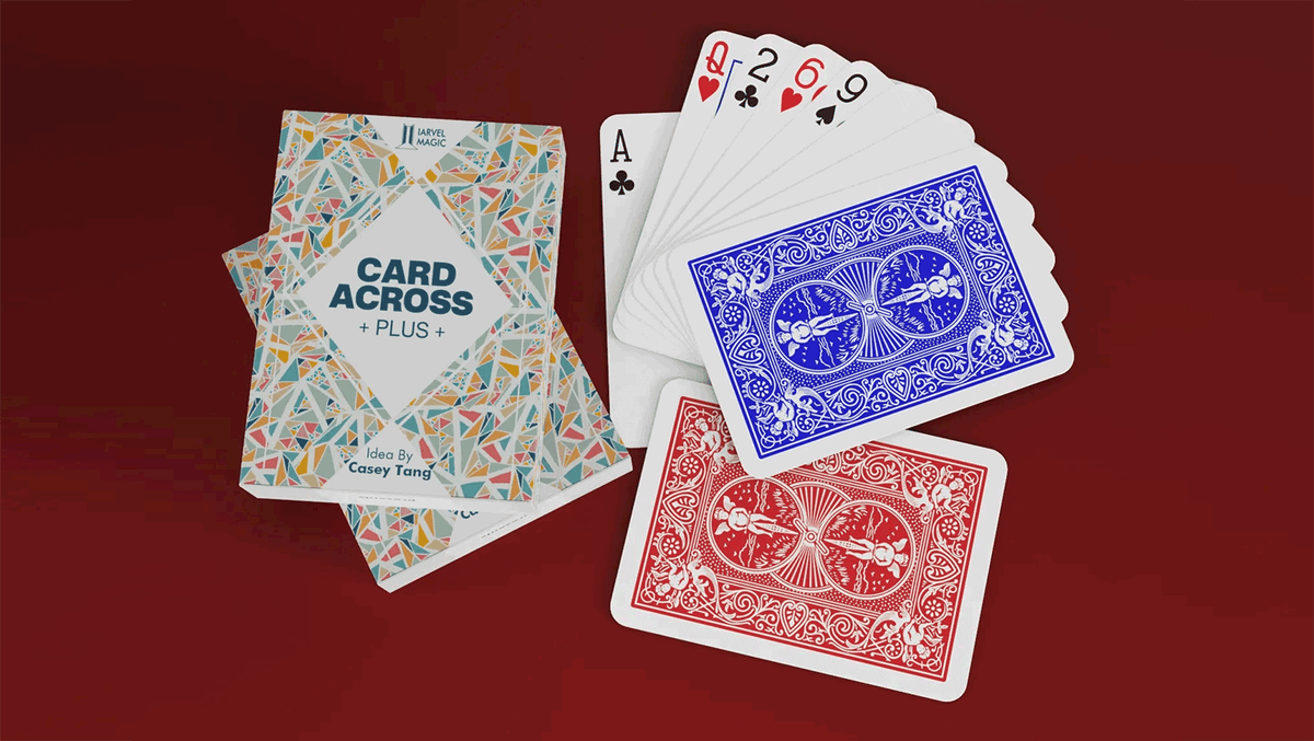 Card Across Plus by IARVEL MAGIC (Red)