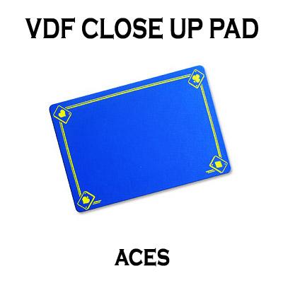 VDF Close Up Pad with Printed Aces, Blue by Di Fatta