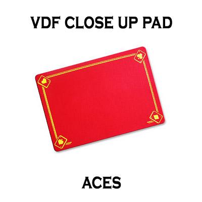 VDF Close Up Pad with Printed Aces, Red by Di Fatta