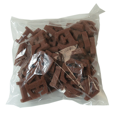 Brown E's, 50 piece by Gosh
