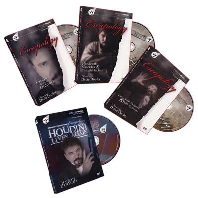 Escapology Volumes 1-3 + Bonus: Houdini Lives, 4 DVD Set by Dixie Dooley