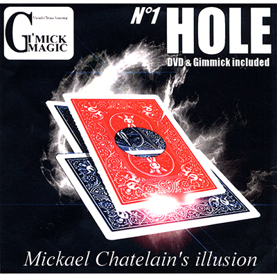 Hole, Red (with DVD and Gimmick) by Mickael Chatelain