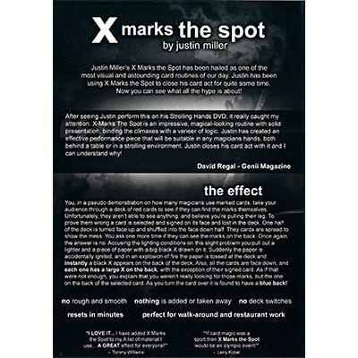 X Marks The Spot, With Cards by Justin Miller