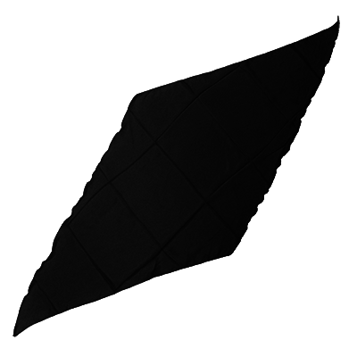 Diamond Cut Silk 36 inch, BLACK by Gosh