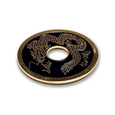 Chinese Coin, Black - Ike Dollar Size by Royal Magic