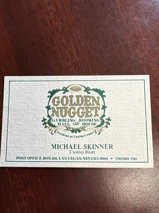 Michael Skinner Magic business card