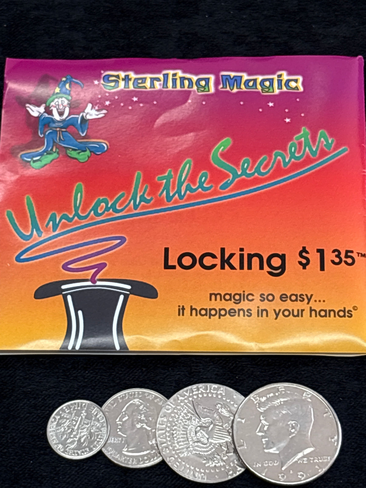 Locking $1.35 Coin Trick- Sterling Magic