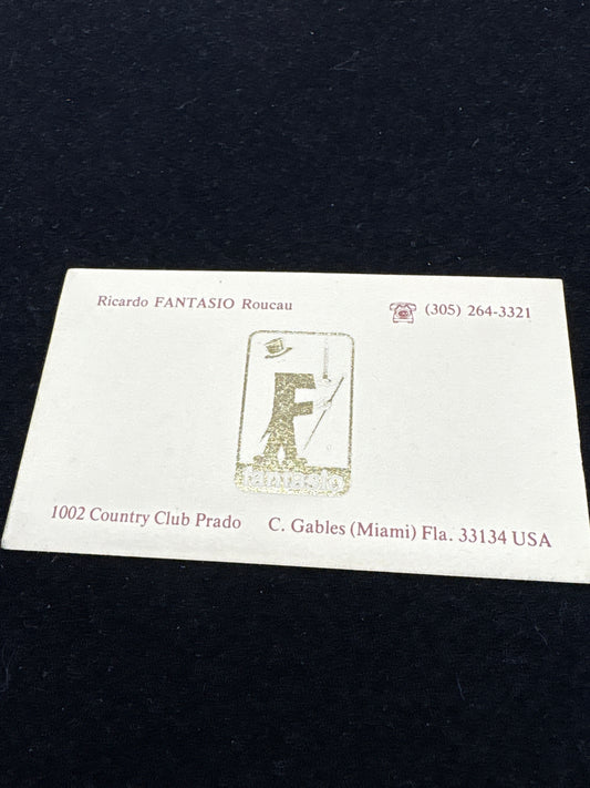 Fantasio business card
