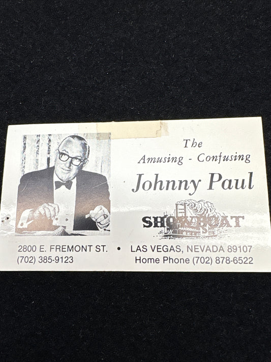 Johnny Paul business card