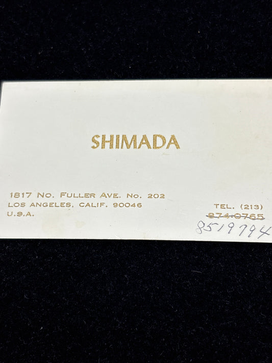 Shimada business card