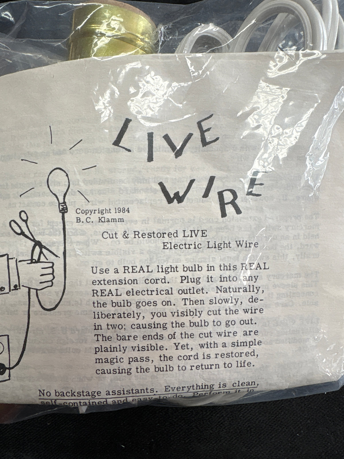 Live Wire by Klamm Magic