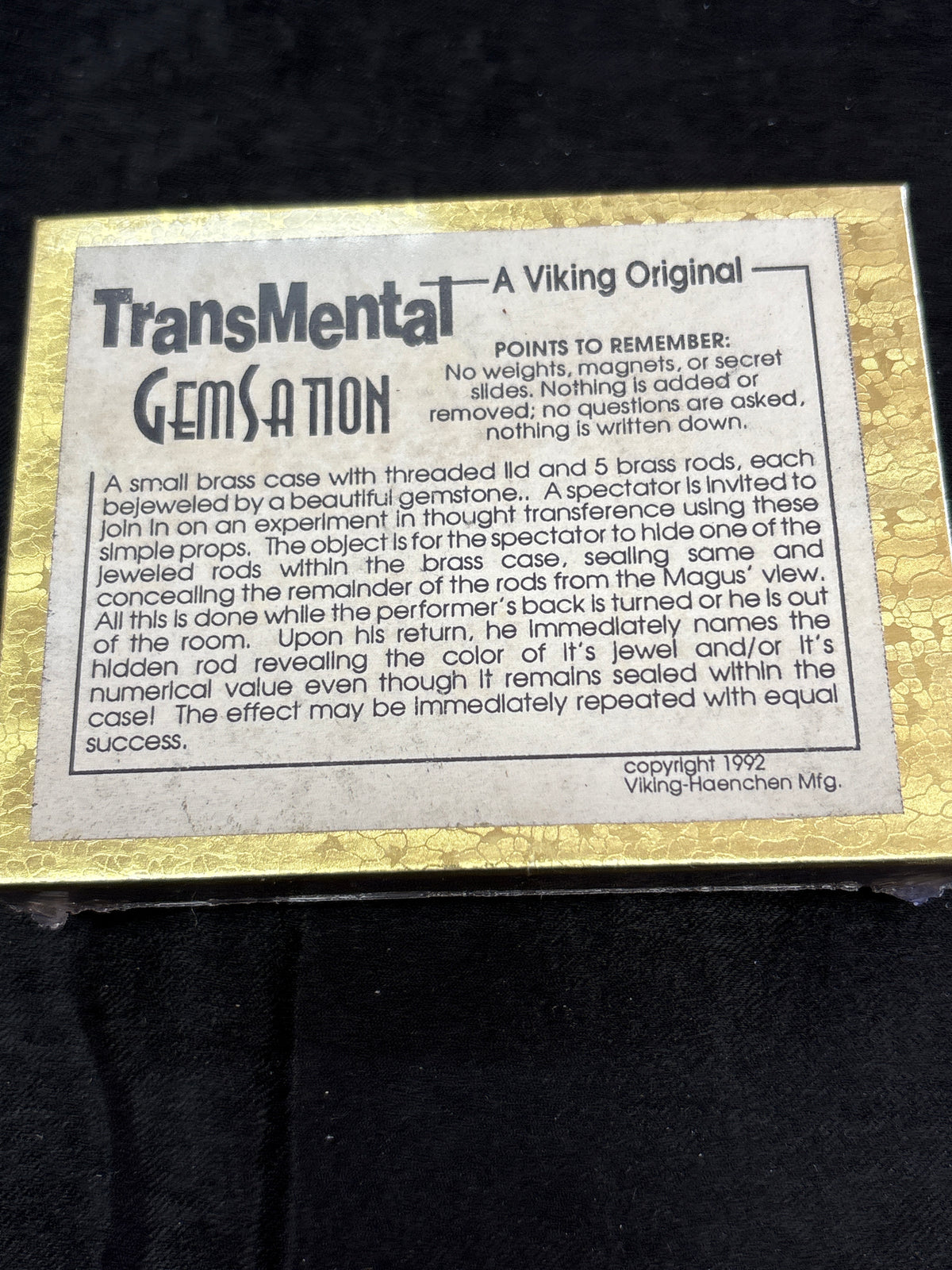 Trans mental GemSation