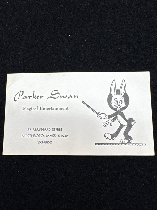 Parker Swan business card