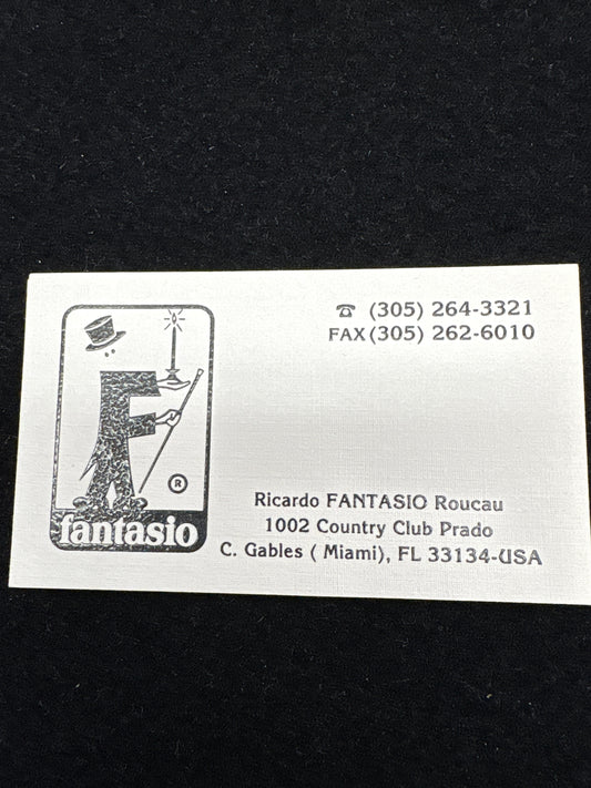 Fantasio business card