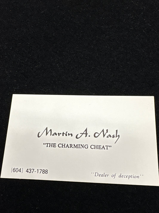 Martin Nash business card
