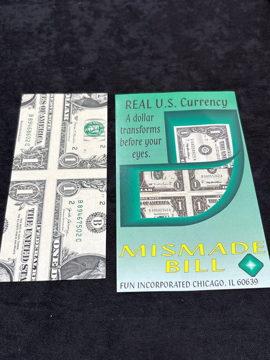 Mismade Bill - real currency
