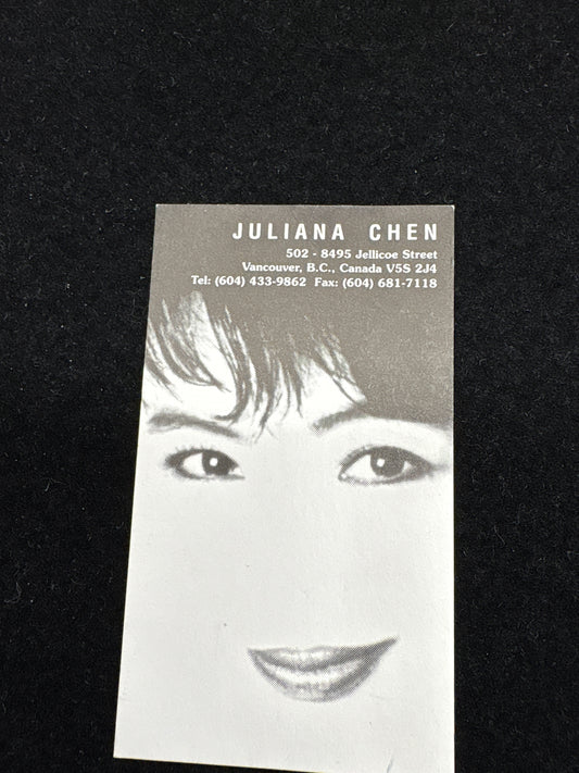 Juliana Chen business card