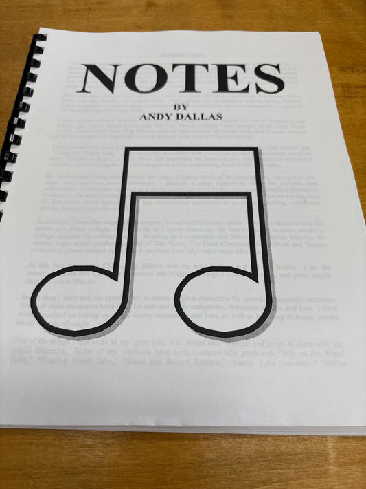 Notes by Andy Dallas