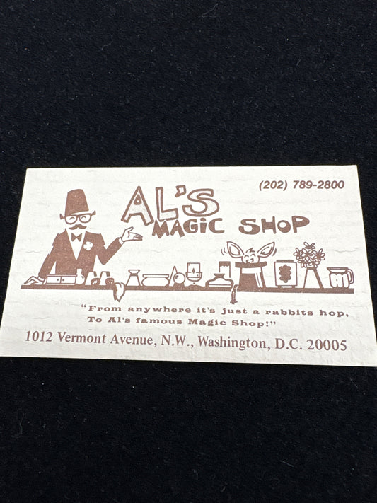 Al’s Magic Shop card