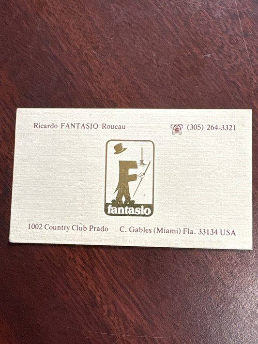 Fantasio business card