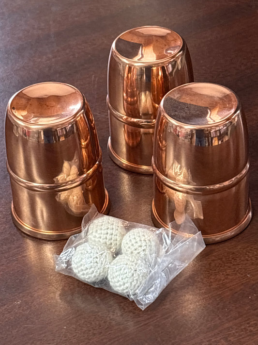 Cups and Balls- Copper by Morrissey Magic